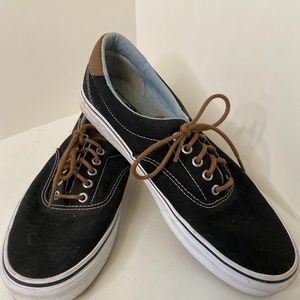 Vans Era 59 - Black with Brown Leather Trim